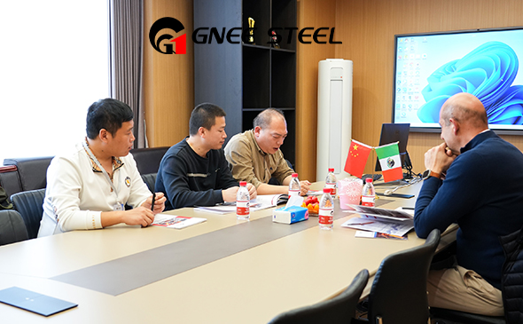 Welcome Mexican customers to GNEE STEEL