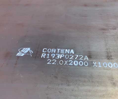Corten A acier patinable